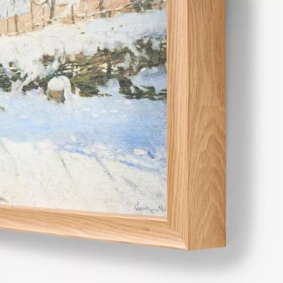 18x12 Snow Landscape Wall Art - Threshold Studio McGee, Target Christmas 2024 - Picture 3 of 7